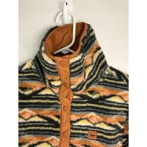Unisex Billabong Adventure Division Boundary Half-Zip Mock Neck Fleece Warm Sz s